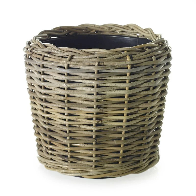 French Rattan Basket – Handwoven Storage Accent | CG Hunter
