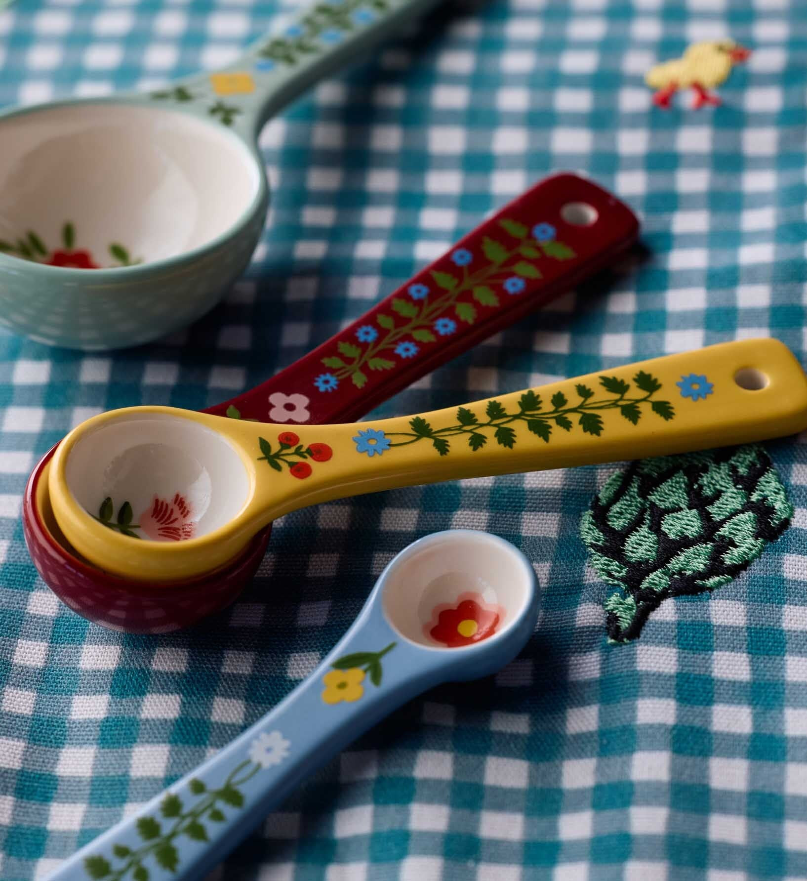 Porcelain Measuring Spoons - Home Sweet Home | Rifle Paper Co.