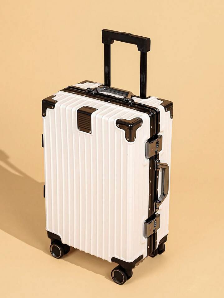 Two Tone Carry-on Hardside Hard Shell Suitcase Luggage Spinner Wheel For Travel School School Sup... | SHEIN