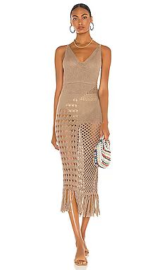 Flook The Label Rey Dress in Fawn from Revolve.com | Revolve Clothing (Global)