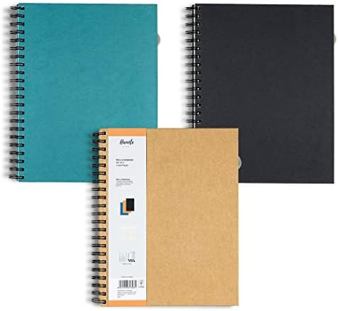Hanote Spiral Notebooks Composition Notebook College Ruled Paper 3 Subject (8.5x11) | Amazon (US)