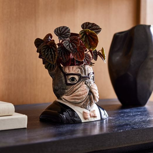 Dapper Animal Planters | West Elm (US)