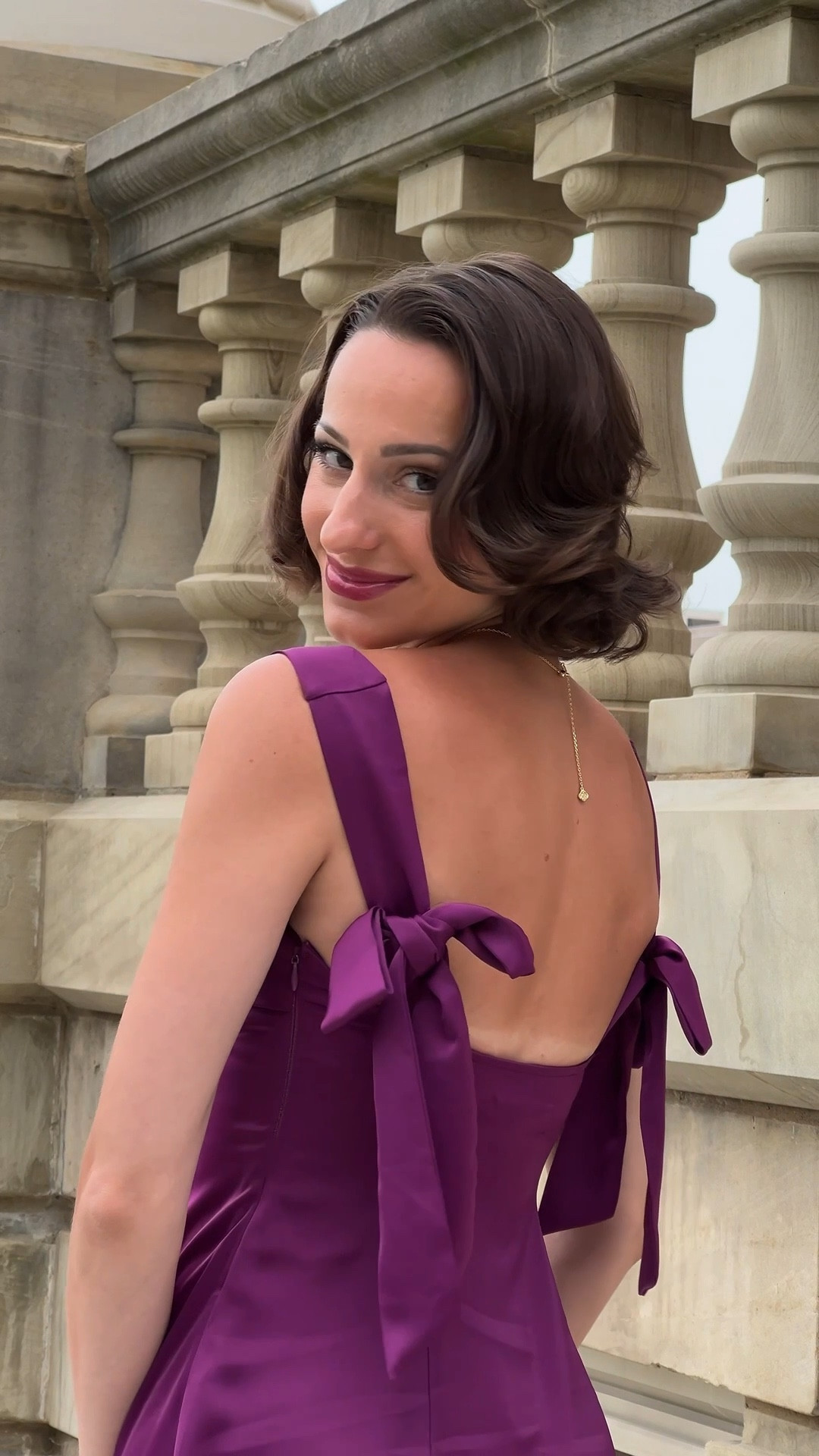 Satin mini dress has adjustable straps and is petite friendly. Runs tts (wearing an xs)


#LTKParties #LTKPetite #LTKWedding