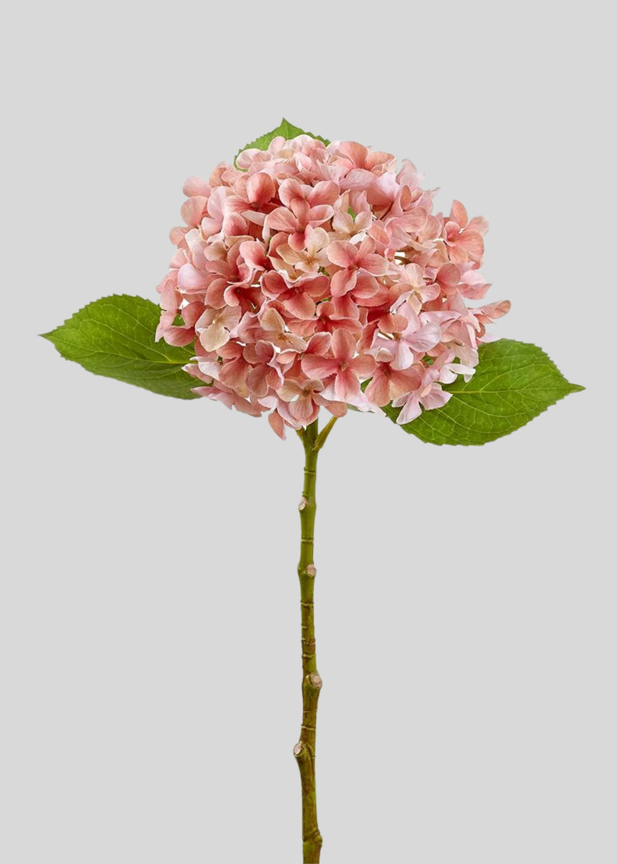 Mauve Pink Fake Hydrangea Flower - 17.5" | Afloral