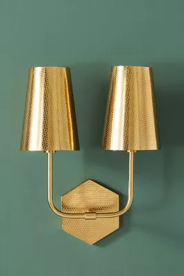 Honeycomb Double Sconce | Anthropologie (US)