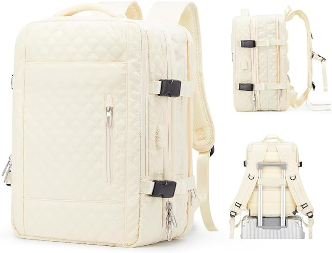 VGCUB Large Travel Backpack for Women Men Airline Approved,Waterproof Laptop Carry on Backpack,Gy... | Amazon (US)