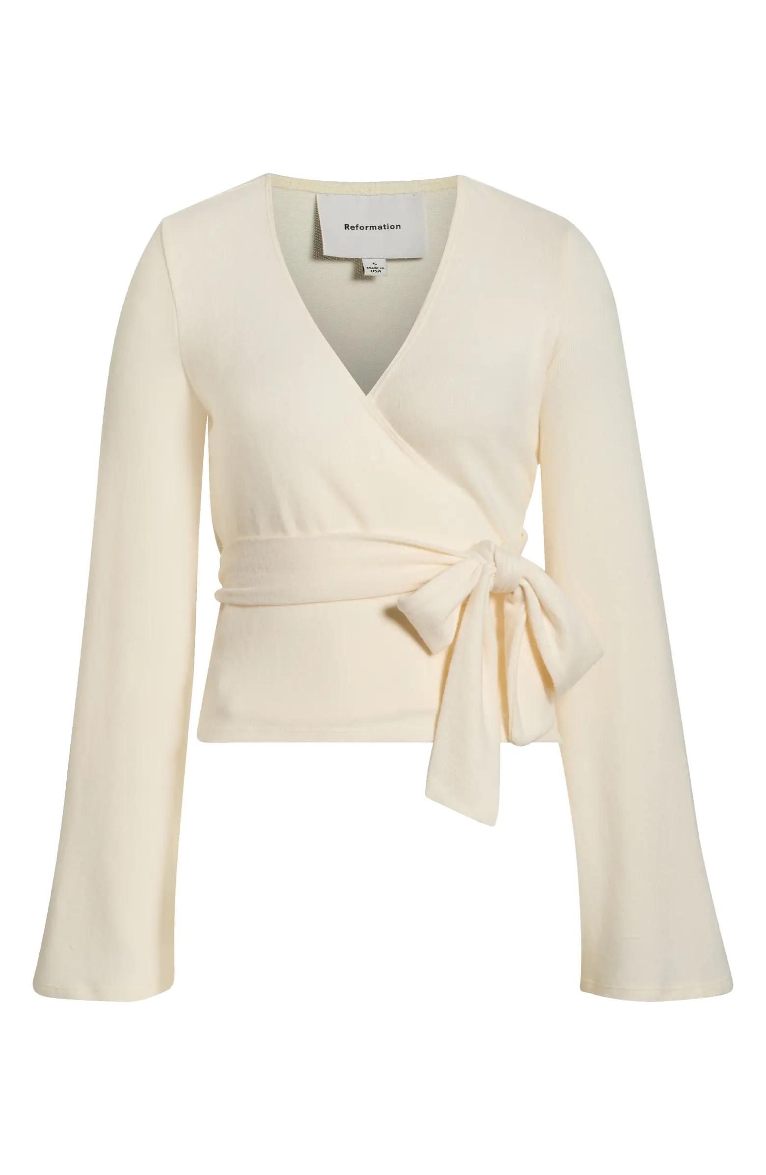 Reformation Kylen Wrap Top | Nordstrom | Nordstrom