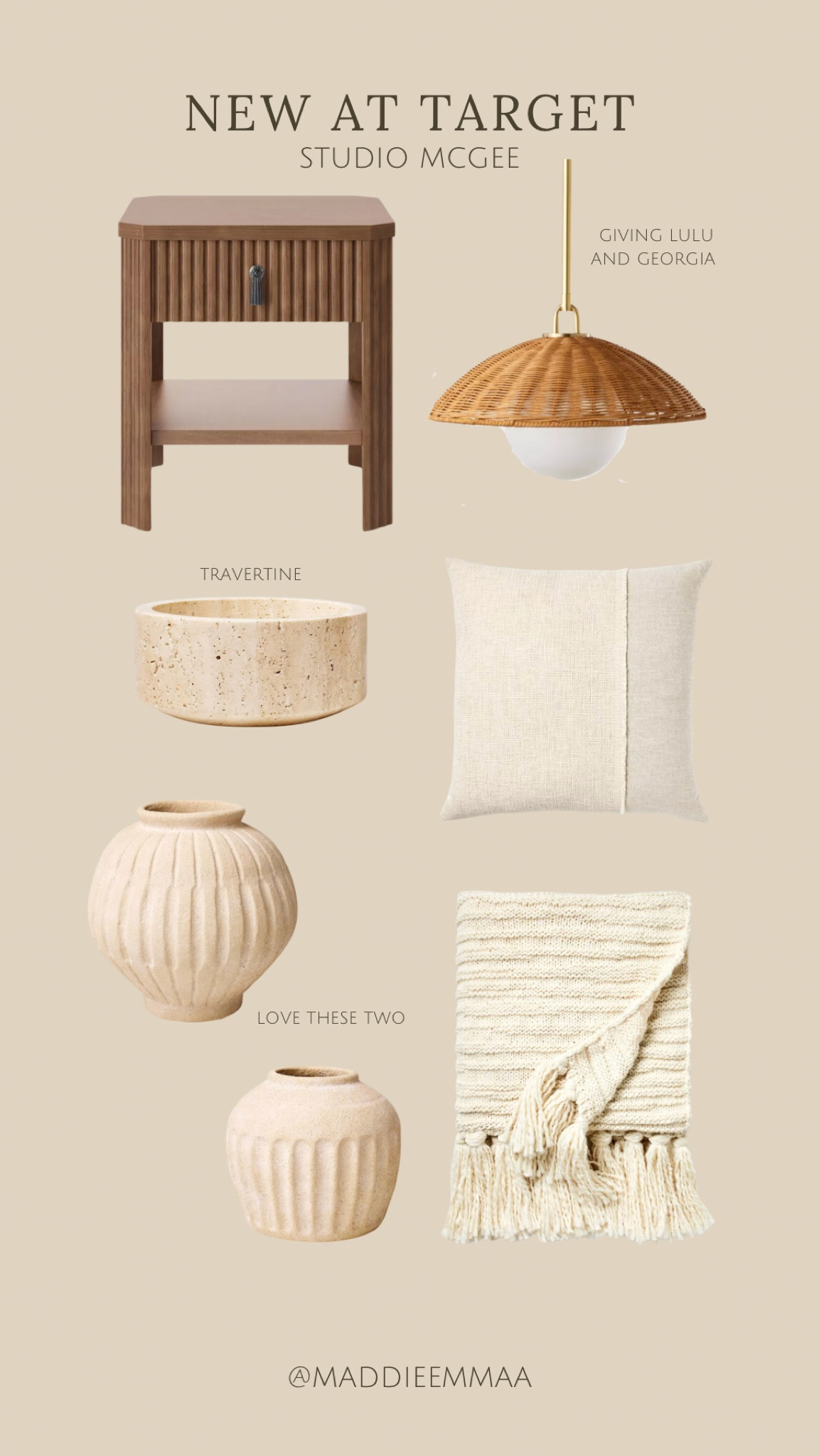 new home decor and furniture at target! Studio McGee! 

pendant, vase, travertine, nightstand, throw pillow, throw blanket 

#LTKhome