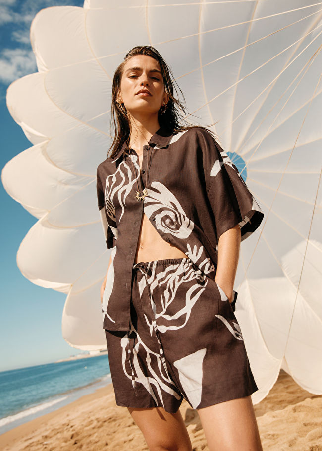 Drawstring Linen Shorts | & Other Stories (EU + UK)