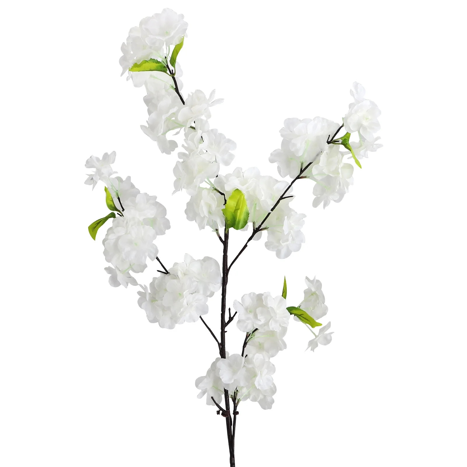 Okwish Artificial  Flowers Stems Decoration Cherry Blossom Four-pronged Bright Color For Wedding ... | Walmart (US)
