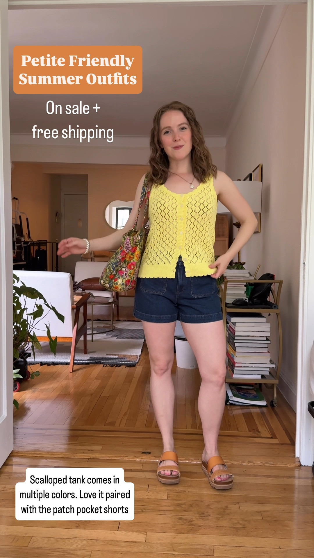 Free shipping + on sale looks this weekend

Xs scalloped tank
0 patch pocket shorts
Sandals 20% off code SARAHLEAH20

#LTKStyleTip #LTKSaleAlert