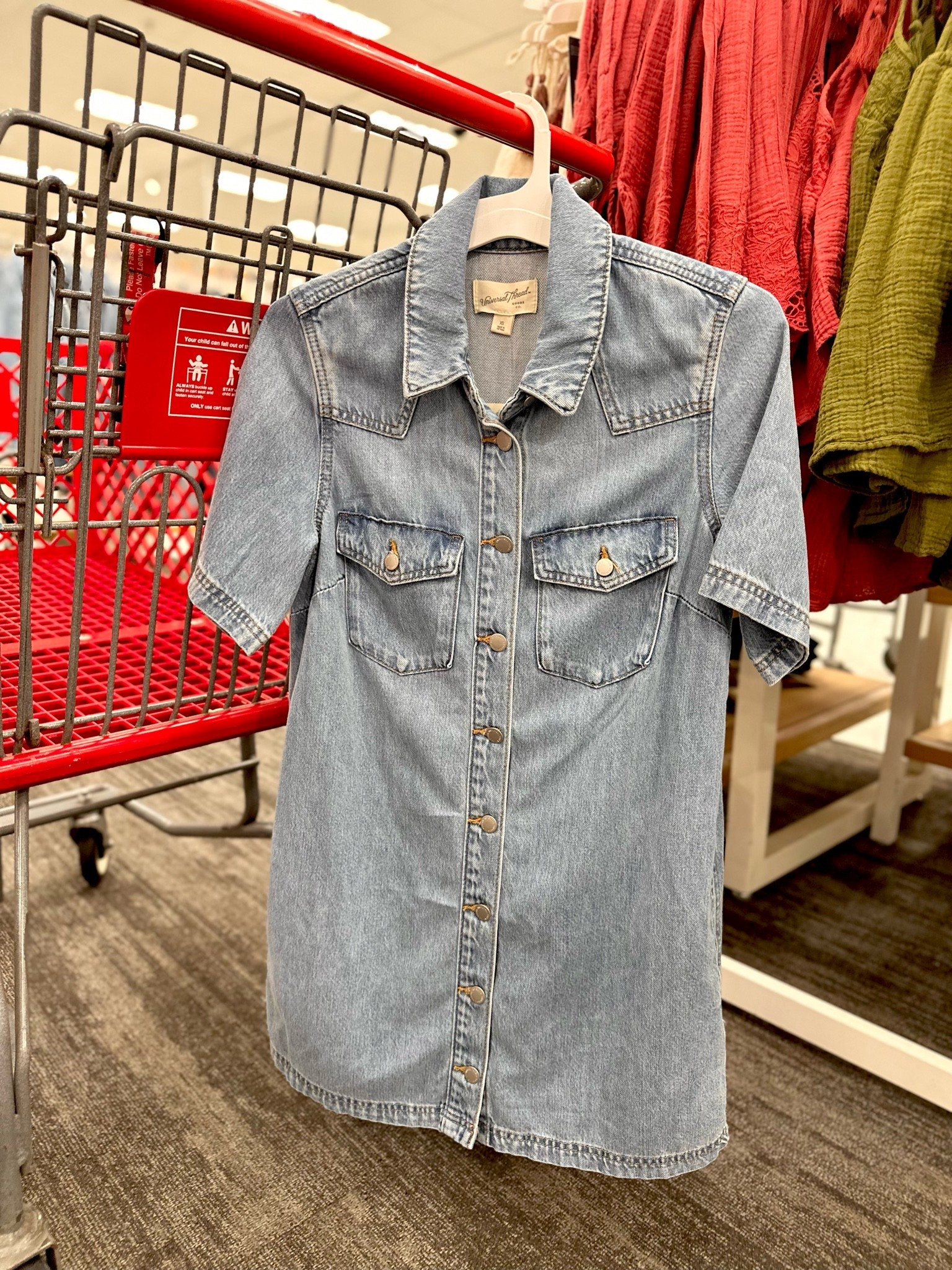Mini denim dress

#LTKmomlife #LTKTravel #LTKootd