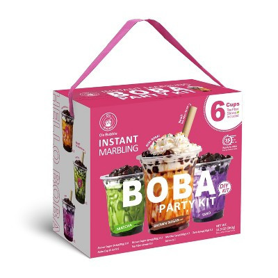 O's Bubble Instant Marbling Boba Party Kit-Brown Sugar, Matcha, Taro 6P - 12.9oz | Target
