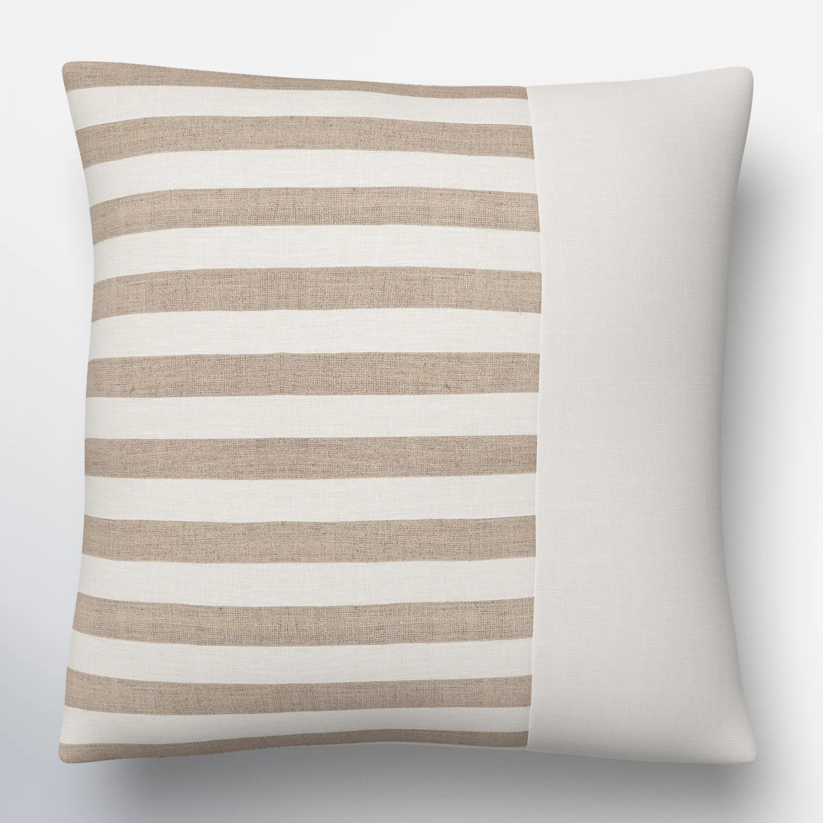 Hegg Striped Linen Throw Pillow | AllModern