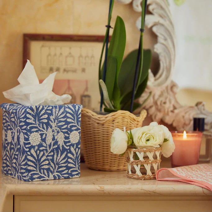 Wavy Wicker Orchid Baskets Small, Set of 3 | Amanda Lindroth