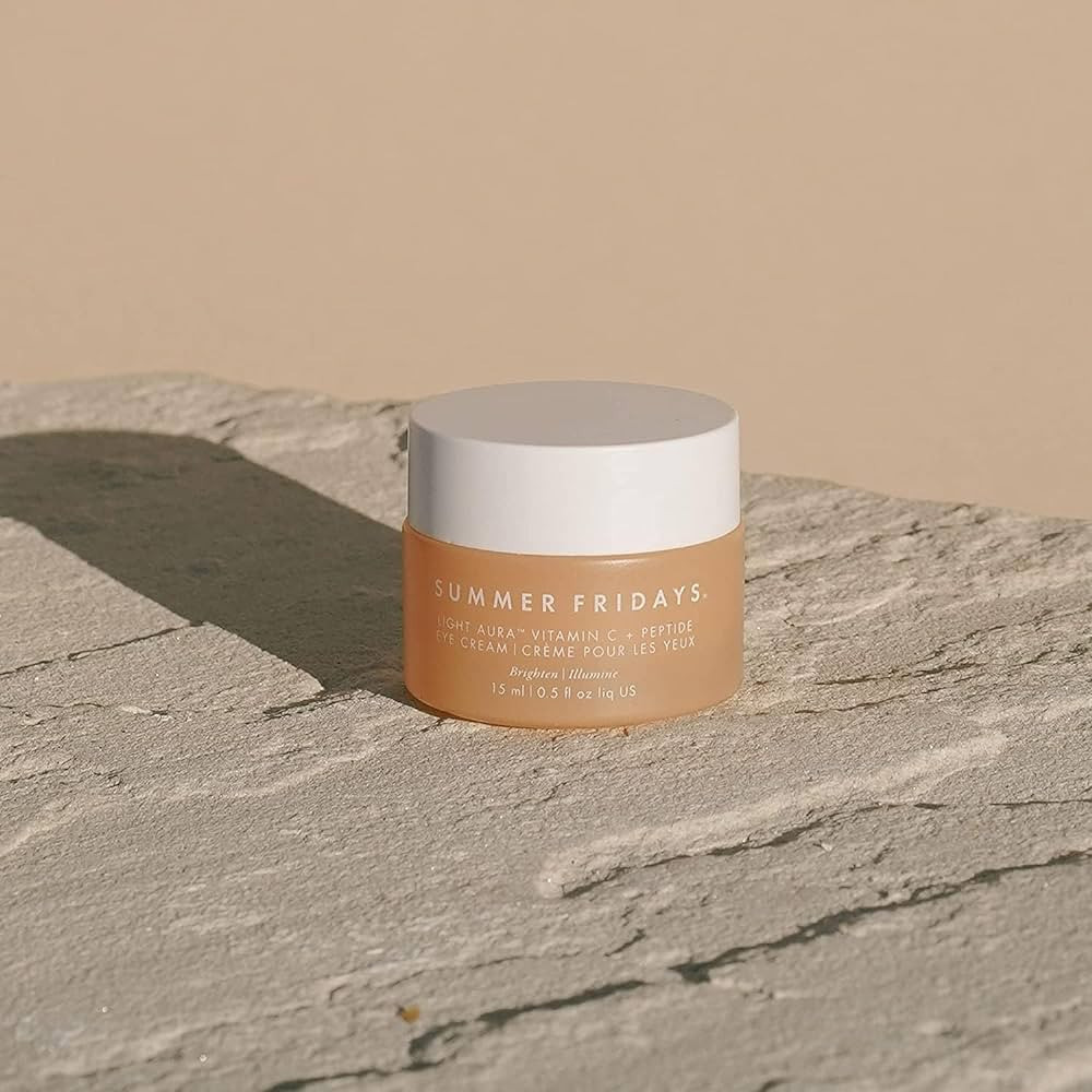Summer Fridays Light Aura Vitamin C + Peptide Eye Cream (0.5 Fl Oz) - Brightening Under Eye Cream... | Amazon (US)