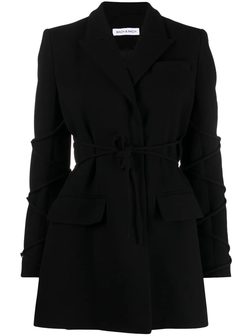 MACH & MACH Vestido Tipo Blazer Con Detalles De Cristal - Farfetch | Farfetch Global