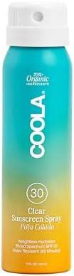 COOLA Organic Sunscreen SPF 30 Sunblock Spray, Dermatologist Tested Skin Care for Daily Protectio... | Amazon (US)