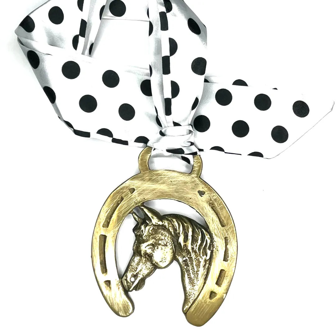 Huge Horse Head Antique Brass Horse Medallion | Etsy (US)