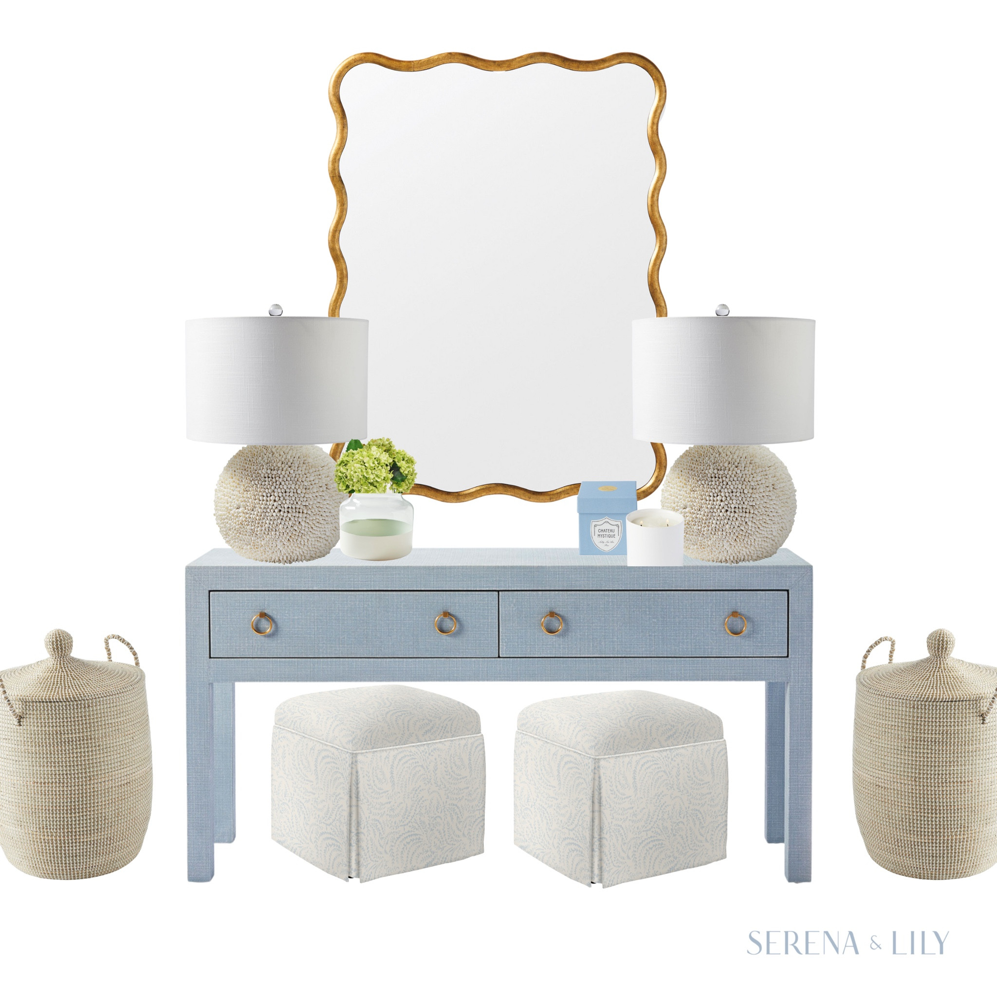 Serena & Lily entry table design🌊

#LTKGiftGuide #LTKFind #LTKhome