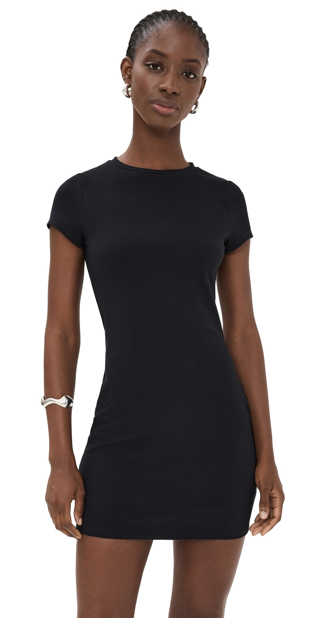 Reformation Nadia Knit Dress Black L | Shopbop