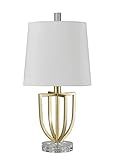 Collective Design L25902CDSAM Emma, Antique Gold, Heavy White Table Lamp | Amazon (US)