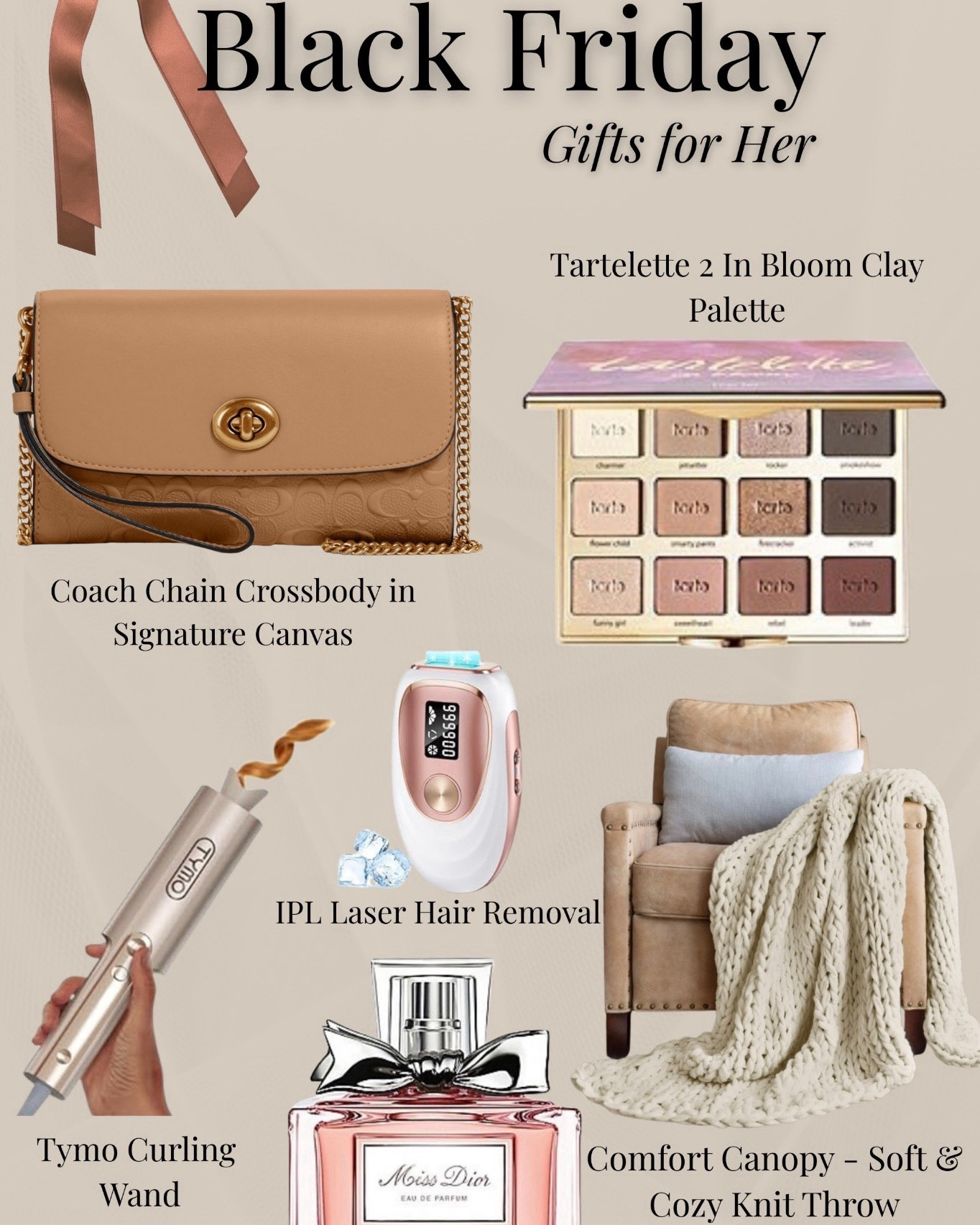 Black Friday is here 🤎✨
Rounding up my favorite Gifts for Her, all on sale and all items I personally love.
Luxury, cozy, beauty, and must-have essentials.
Shop the full collection on my LTK.⬇️
#LTKSale #BlackFridayDeals #GiftGuideForHer #HolidayGifts2025 


#LTKGiftGuide #LTKSaleAlert #LTKHoliday