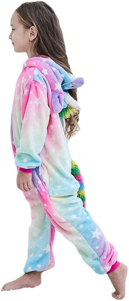 Unisex Children Unicorn Pyjamas Halloween Kids Onesie Costume | Amazon (US)