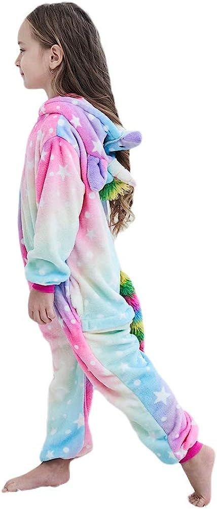 Unisex Children Unicorn Pyjamas Halloween Kids Onesie Costume | Amazon (US)