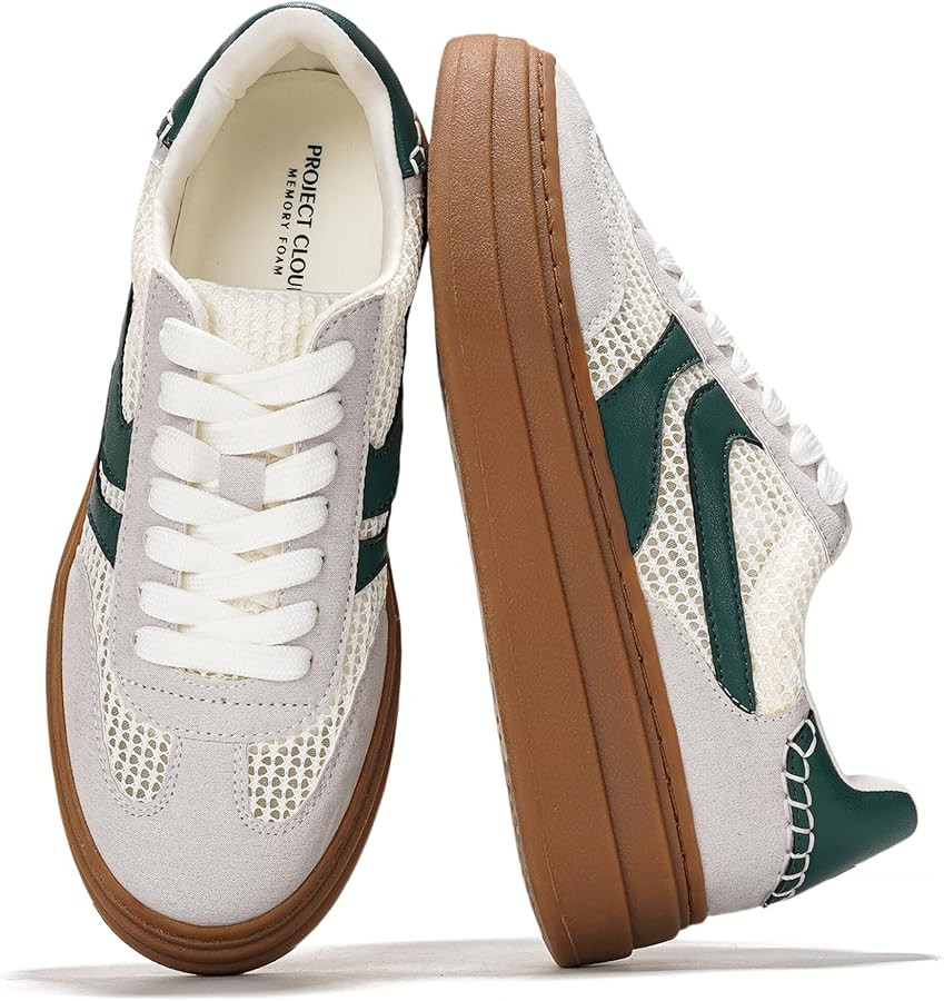 Project Cloud Platform Sneakers for Women Footwear - Memory Foam Insole Womens Shoes, Lightweight... | Amazon (US)