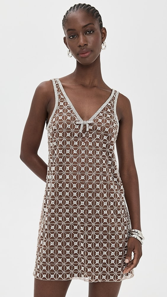 Jeanetta Beaded Sequin Mini Dress | Shopbop