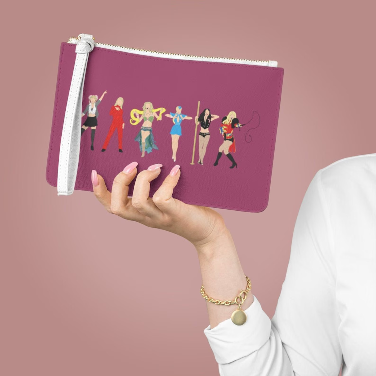 Britney Spears Eras Illustrated Clutch Bag freebritney Godney Britney Fan Gift Pop Art - Etsy | Etsy (US)