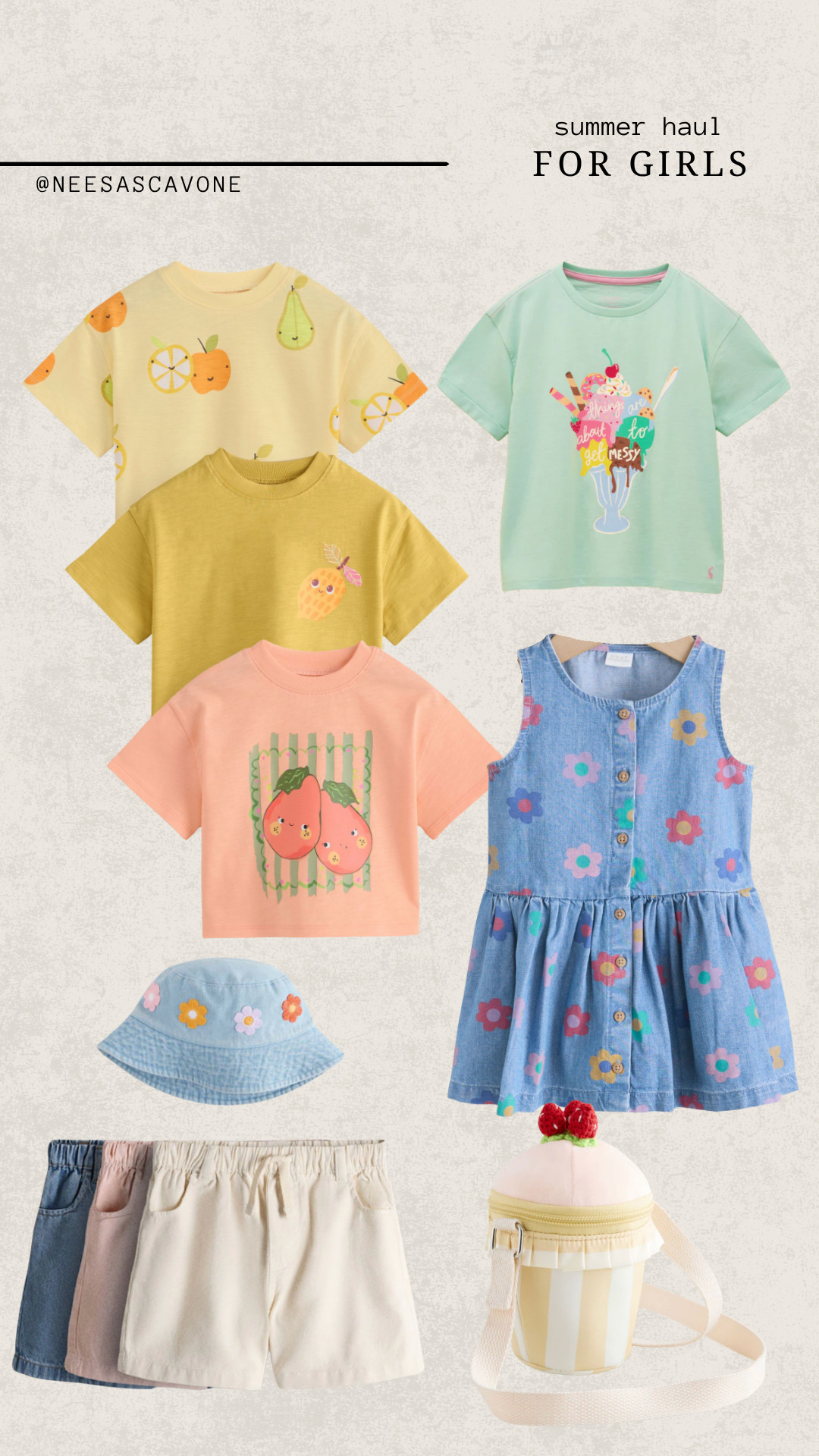 Summer girls haul ☀️🍓🍋 the cutest affordable finds for vacation, Disney days, play dates & everyday summer outfits for girls 💕 fruity graphic tees, floral denim dresses, easy shorts & the sweetest accessories linked in my LTK! #LTKkids #LTKfamily #summerfashion #girlsfashion #kidsfashion #summeroutfits #targetstyle #walmartfinds #momstyle #momlife #disneystyle #vacationstyle #girlsclothing #summerhaul #affordablefashion #kidsstyle #toddlerstyle #littlegirlstyle #momcontentcreator #fashionfinds 

 #LTKSeasonal #LTKSaleAlert #LTKKids