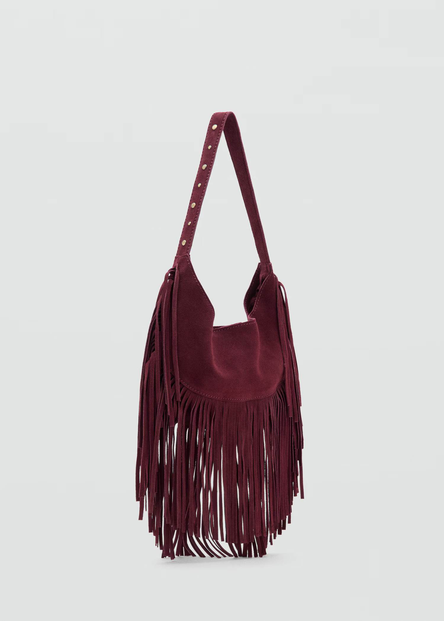 Fringe leather bag | Mango (US/MX/AU)