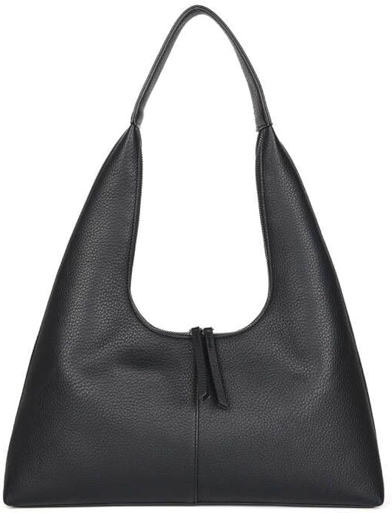 ChuLian Slouchy Hobo Bags for Women Soft PU Leather Shoulder Bag Purses Vintage Handbags with Zip... | Amazon (US)