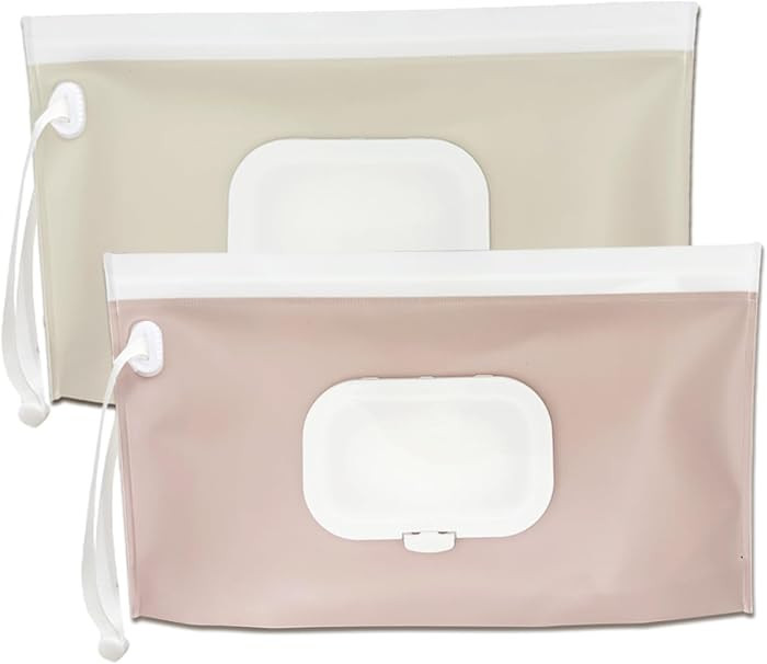 Baby wipes dispenser，portable baby wipes holder for outdoor, Refillable baby wipes container, o... | Amazon (US)