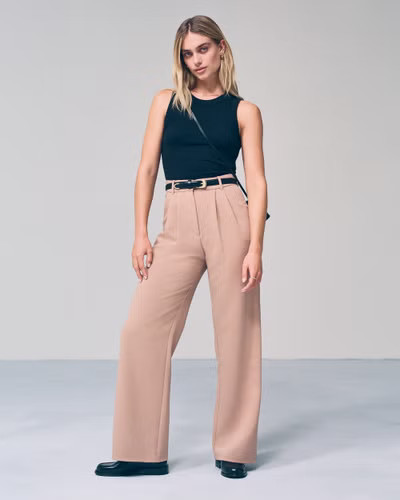 A&F Sloane Tailored Pant | Abercrombie & Fitch (US)