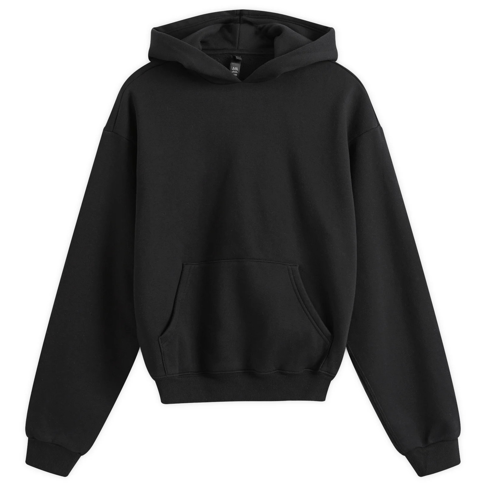 SKIMS Women's Cotton Fleece Pullover Hoodie in Onyx, Size X-Small | END. Clothing