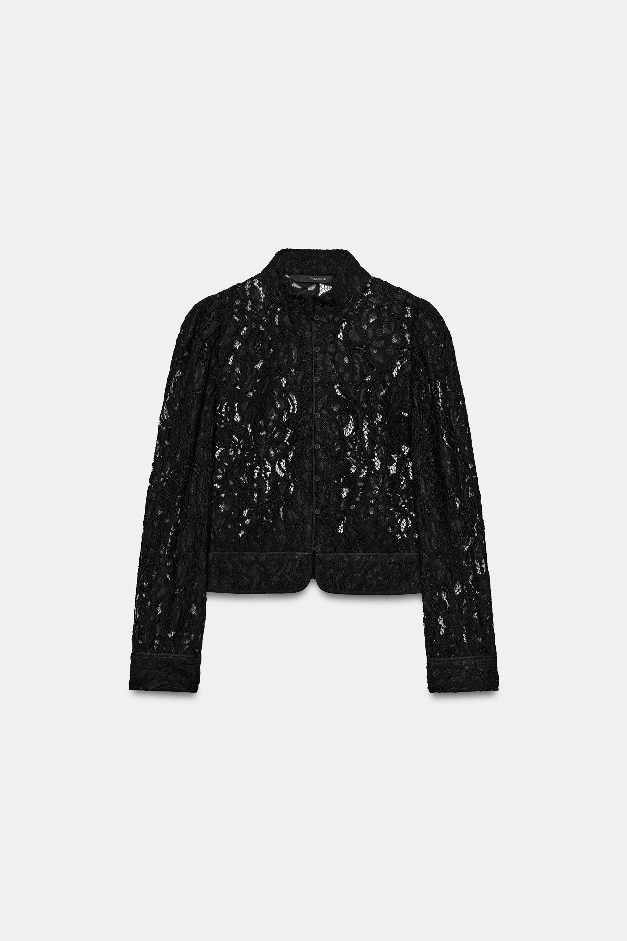 ZW COLLECTION LACE BLAZER | Zara US