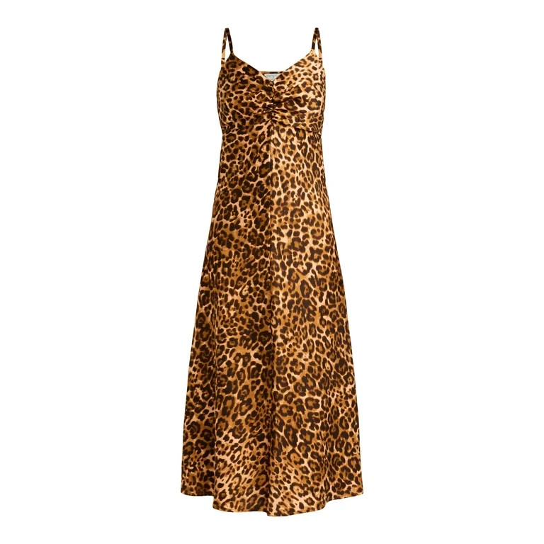 Sofia Jeans Women's and Women's Plus Size Bias Cut Midi Dress, Above Ankle Length, Sizes XS-5X - ... | Walmart (US)