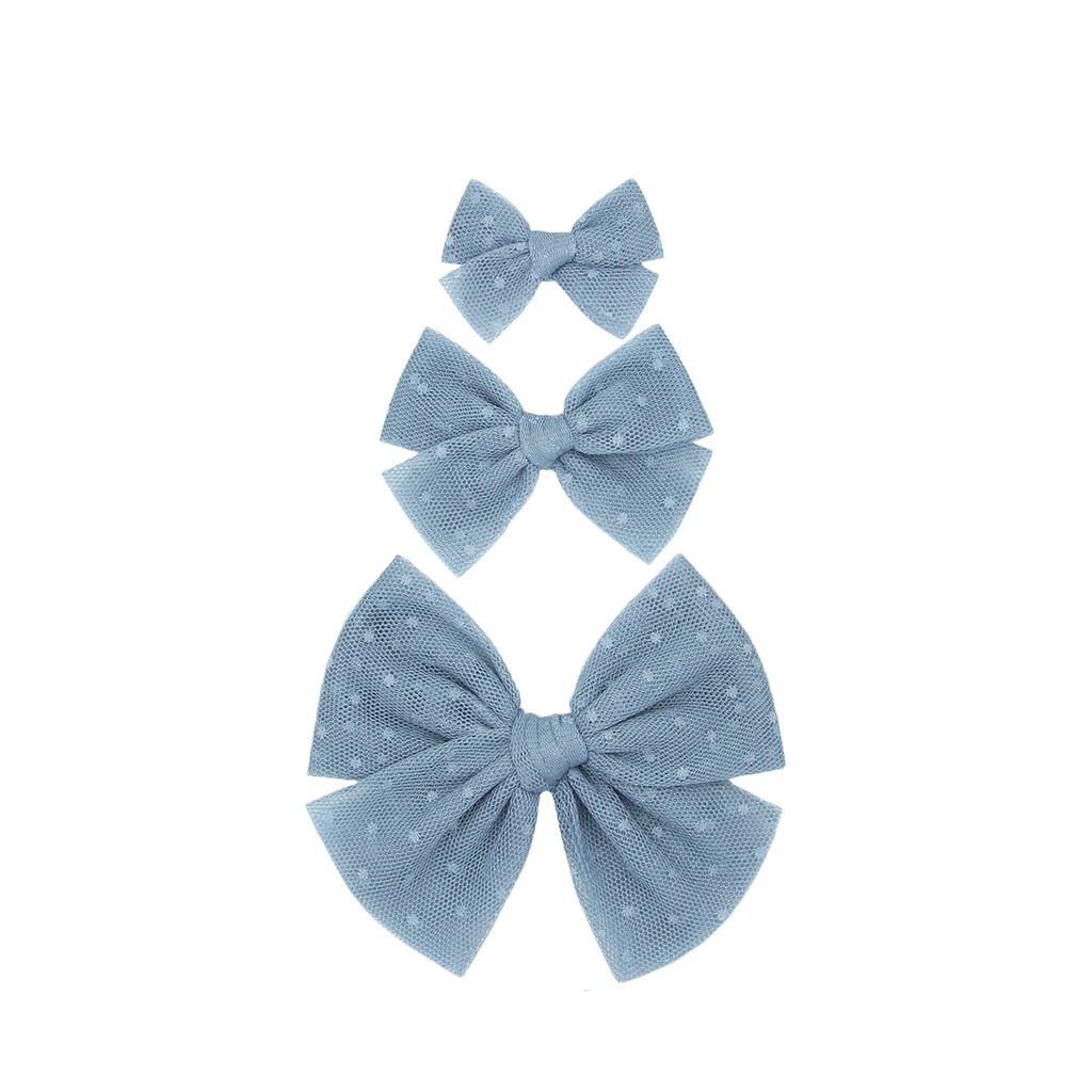 Tulle Bow - Cloud Dot Clip | Lou Lou & Company