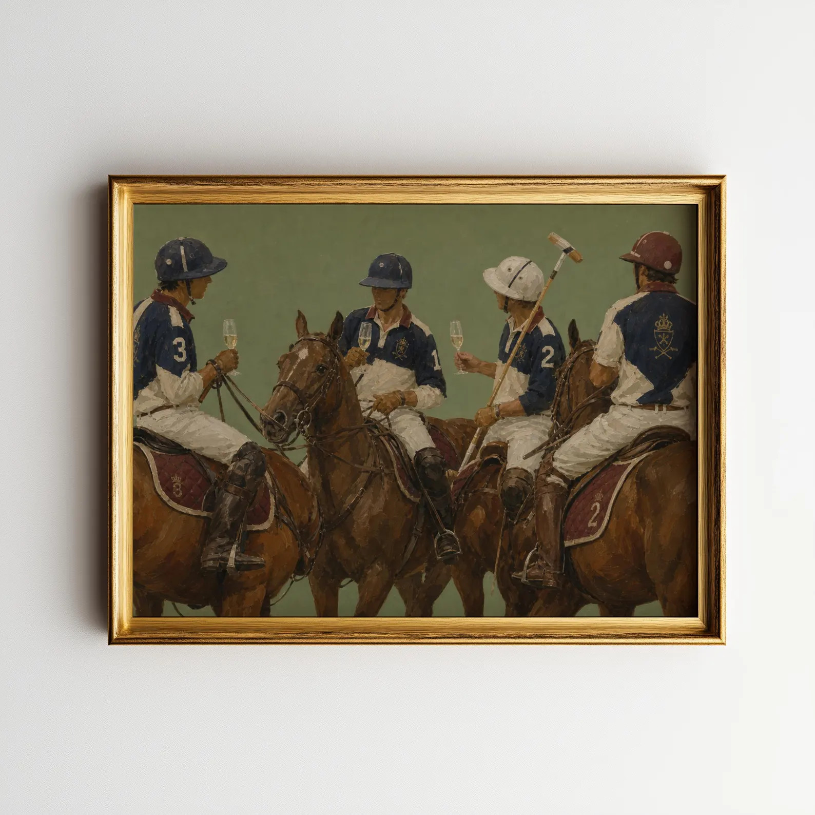 Polo Toast – Vintage Polo Wall Art, Equestrian Horse Poster, Old Money Country Club Print | Etsy (Global)
