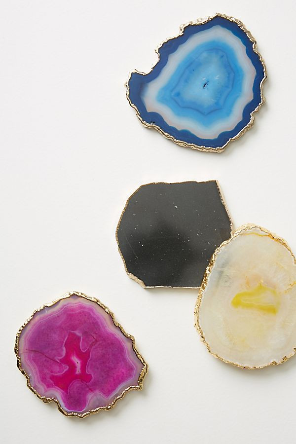 Slivered Geode Coaster | Anthropologie (US)