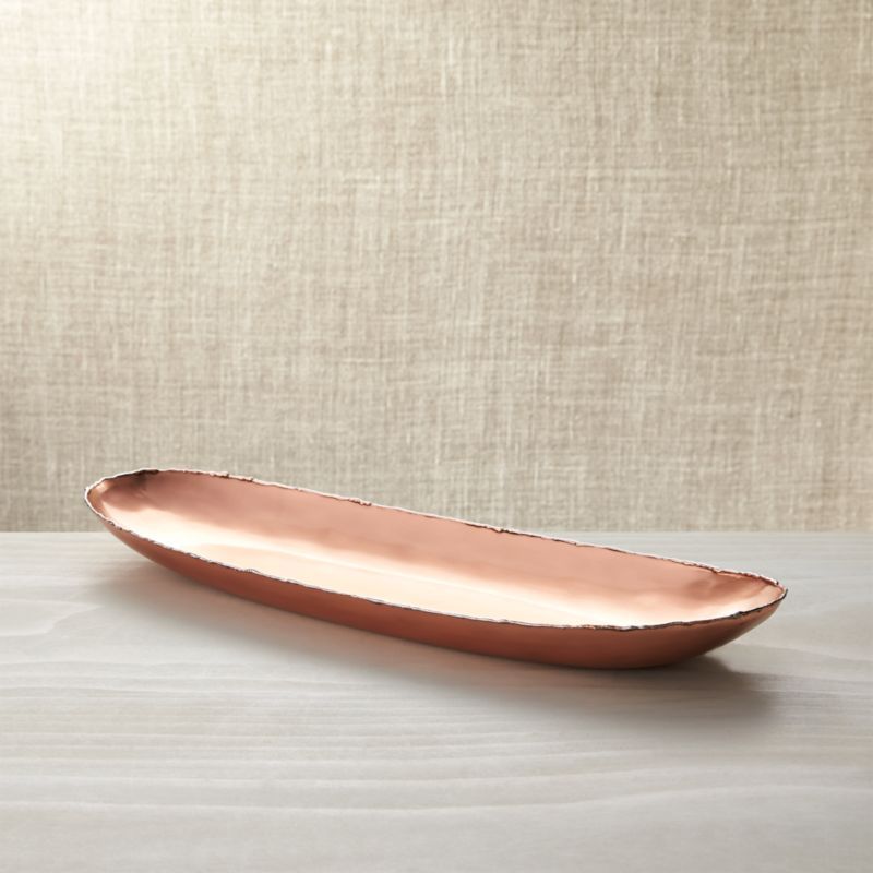 Keaton Oval Serving Bowl | Crate & Barrel