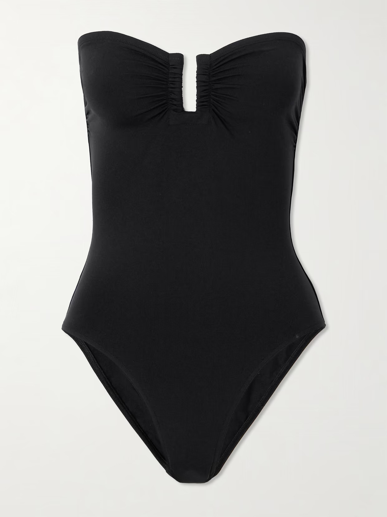 Eres - Les Permanents Cassiopée Bandeau Swimsuit - Black | NET-A-PORTER (US)