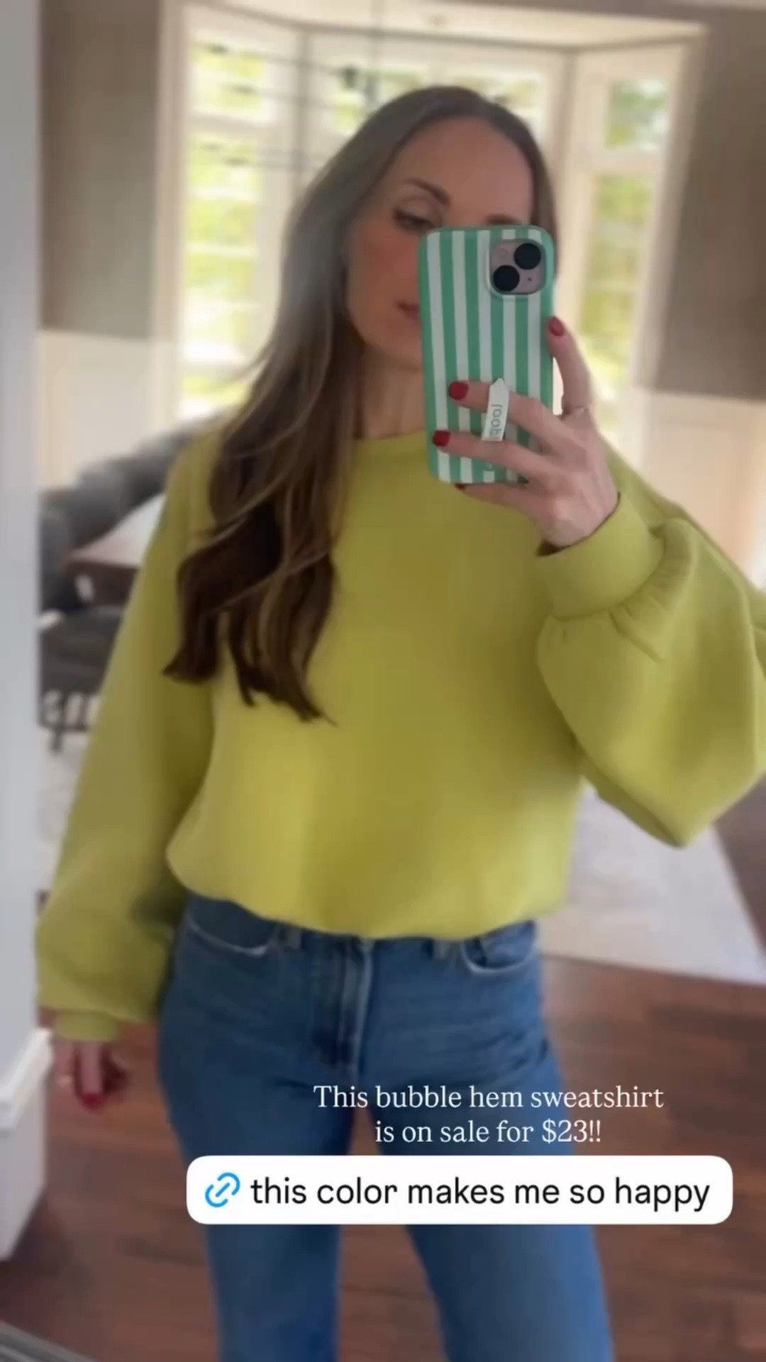 How cute is this sweatshirt!? Wearing a small! @oldnavy