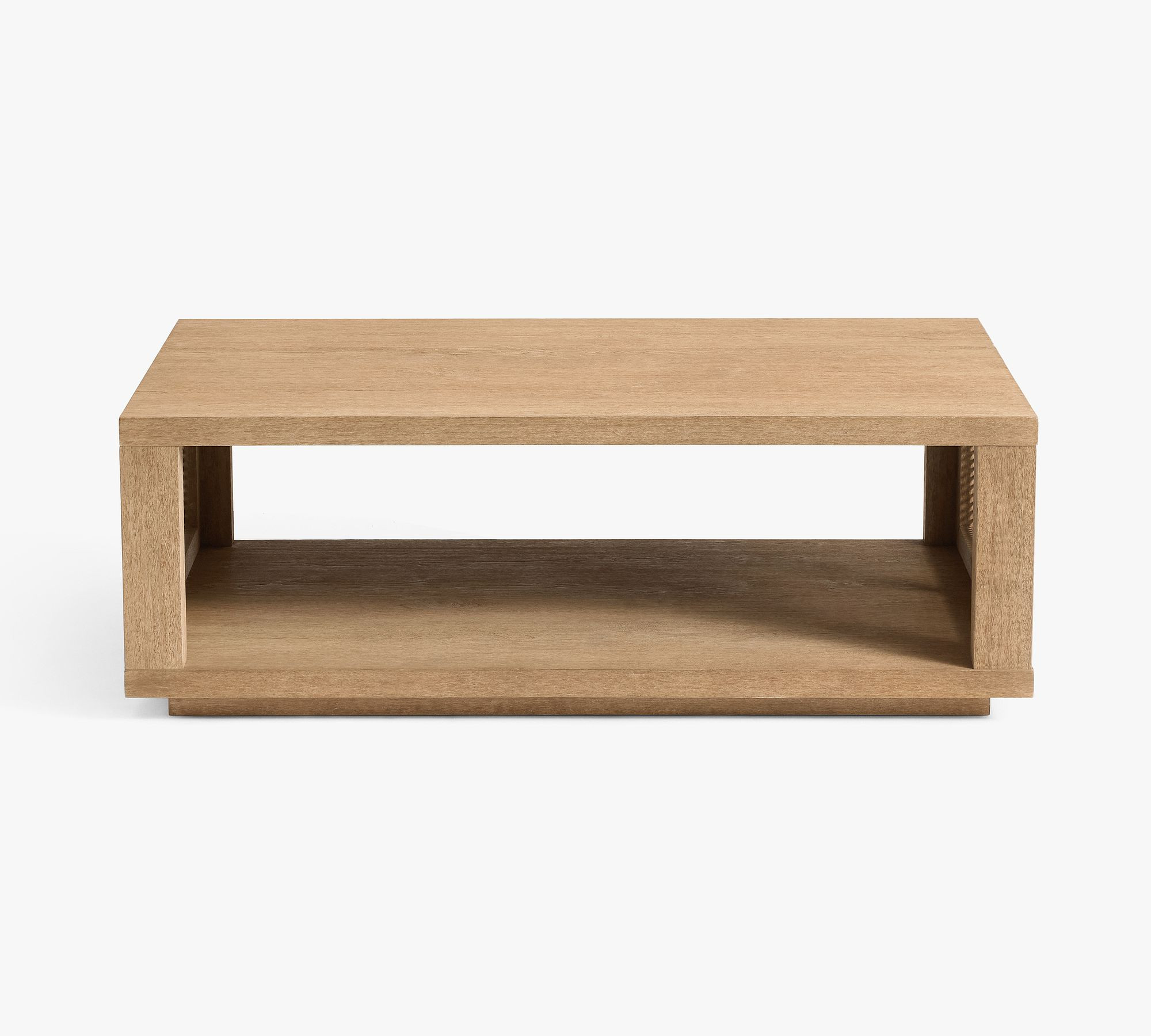 Marina Cane Rectangular Coffee Table, Seadrift, 46" | Pottery Barn (US)