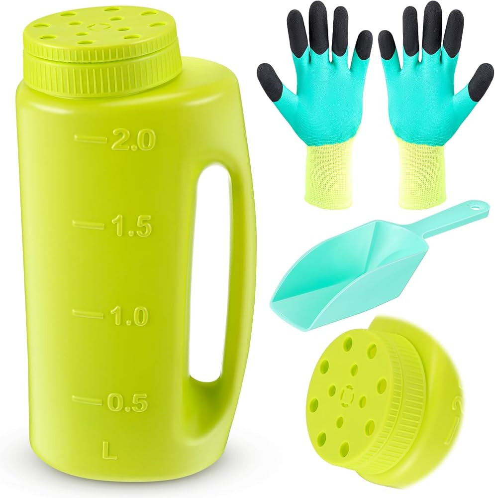 Tioncy Grass Seed Spreader Hand Spreader Lawn and Garden for Fertilizer Ice Salt Tool for Melt Mu... | Amazon (US)