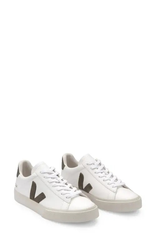 Veja Campo Sneaker in Extra-White Kaki at Nordstrom, Size 35 | Nordstrom