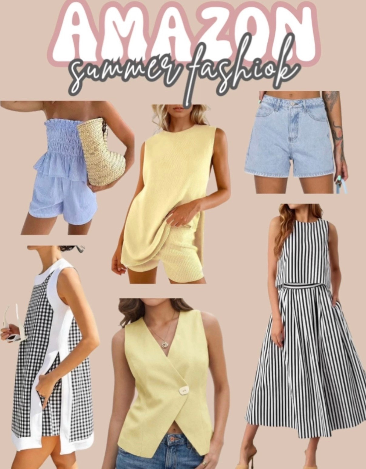 Amazon beach wear! 
Travel outfits, summer outfits, vacation outfits beach, spring outfits 2026, resort wear, resort outfits from amazon, swim cover up, summer matching set, casual outfits for the summer, casual outfits for the spring, Amazon fashion, oversized sunglasses, neutral tops, halter tank top, sandals, beach, pool, beach outfits, ootd, vacation, vacation wear, cruise outfits, cream
#vacationwear #amazon #amazonfinds #traveloutfits #vacationoutfitsbeach#LTKFestival

#LTKootd #LTKTravel #LTKSeasonal